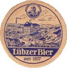 Bierdeckel Lübz 100